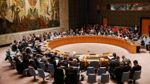 Imagem 1 – Reunião do Conselho de Segurança das Nações Unidas